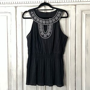 CATO Halter-style Top in Black LG